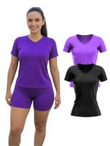 Kit 2 Camiseta Manga Curta Dryfit Fitness Academia