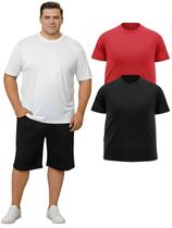 Kit 2 Camiseta Manga Curta Masculina Dryfit Fitness Plus Size Cor:ColoridoTamanho:G2 Kit 2 Camiseta Manga Curta Masculina Dryfit Fitness Plus Size Cor:ColoridoTamanho:G2