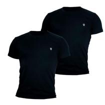 Kit 2 Camiseta Masculina Camisas 100% Algodão Premium Slim Basicas MP