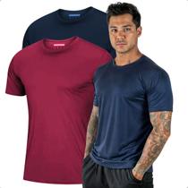 Kit 2 Camiseta Masculina Dry Fit Gola Redonda Manga Curta Fafenix Camisa Para Esporte Leve