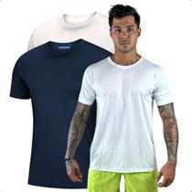 Kit 2 Camiseta Masculina Dry Fit Gola Redonda Manga Curta Fafenix Camisa Para Esporte Leve