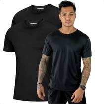 Kit 2 Camiseta Masculina Dry Fit Gola Redonda Manga Curta Fafenix Camisa Para Esporte Leve
