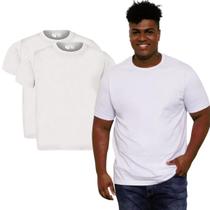 Kit 2 Camiseta Masculina Plus Size Algodão Estilo Qualidade
