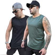 Kit 2 Camiseta Regata Masculina Lisa