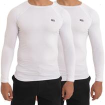 Kit 2 Camiseta Térmica Segunda Pele Uv Fitness Masculina Gym
