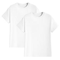 Kit 2 Camisetas Algodão Peruano Huxter Branco
