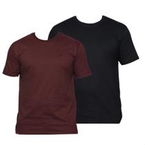 Kit 2 Camisetas Algodão Premium Masculina Basica Manga Curta