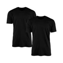 Kit 2 Camisetas AMGK Masculina Lisa Básica 100% Algodão