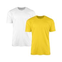 Kit 2 Camisetas AMGK Masculina Lisa Básica 100% Algodão