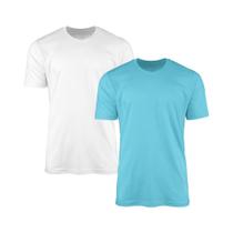 Kit 2 Camisetas AMGK Masculina Lisa Básica 100% Algodão Kit 2 Camisetas AMGK Masculina Lisa Básica 100% Algodão
