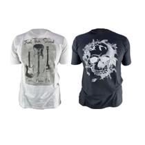 Kit 2 Camisetas Básica Estampadas 100% Algodão 30.1 Masculina