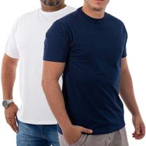 Kit 2 Camisetas Básica Lisa Premium 100% Algodão Confort Kit 2 Camisetas Básica Lisa Premium 100% Algodão Confort