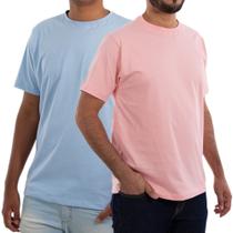 Kit 2 Camisetas Básicas 100% Algodão Confort