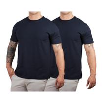 Kit 2 Camisetas Básicas Masculina Algodão Premium Slim Fit Diversas Cores