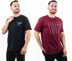 Kit 2 Camisetas Camisas Blusas Malha Fio 30.1 Flero