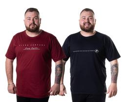 Kit 2 Camisetas Camisas Blusas Plus Size G1 G2 G3 Flero