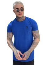 Kit 2 Camisetas Domshay Slim Original Azul Bic Chá De Bebê