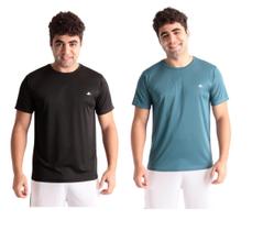Kit 2 Camisetas Dry Fit Fitness Masculina Academia Kit 2 Camisetas Dry Fit Fitness Masculina Academia
