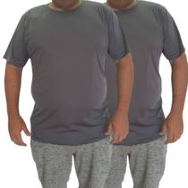 Kit 2 Camisetas Dry Fit Masculina Plus Size Academia Esportes