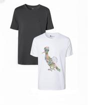 Kit 2 Camisetas Estampa Algodão Pica-Pau Reserva Kit 2 Camisetas Estampa Algodão Pica-Pau Reserva