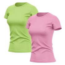 Kit 2 Camisetas Feminina Proteção Solar Manga Curta Adulto Dry Fit Kit 2 Camisetas Feminina Proteção Solar Manga Curta Adulto Dry Fit