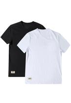 Kit 2 Camisetas Gola V Básicas Preto e Branca Di Nuevo 100% Algodão 30.1 Masculina Kit 2 Camisetas Gola V Básicas Preto e Branca Di Nuevo 100% Algodão 30.1 Masculina