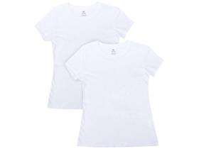 Kit 2 Camisetas Hering Básica 4FAE Feminina