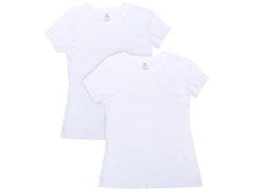 Kit 2 Camisetas Hering Básica 4FAE Feminina