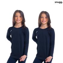 Kit 2 Camisetas Infantil Proteção Solar UV50 Unissex Snugg