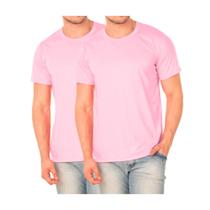 Kit 2 Camisetas Lisas Masculinas Algodão Conforto Dia a Dia