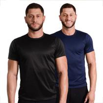 Kit 2 Camisetas Manga Curta Dry Fit Masculina Esportiva