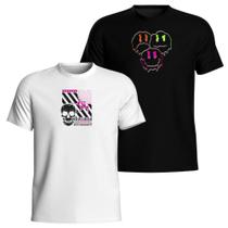 Kit 2 Camisetas Masculina 100% Algodão Premium Manga Curta