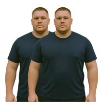 Kit 2 Camisetas Masculina Básica Dry Fit Lisa Tradicional