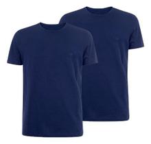 Kit 2 Camisetas Masculina Lisa 100% Algodão Básica Premium