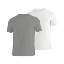 Kit 2 Camisetas Masculina Lisa Premium Algodão Básica T-Shirt