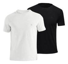 Kit 2 Camisetas Masculina Lisa Premium Em Algodão Básica Plus Size Manga Curta