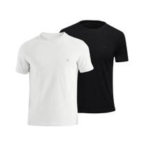 Kit 2 Camisetas Masculina Lisa Premium Em Algodão Básica Plus Size T-shirt