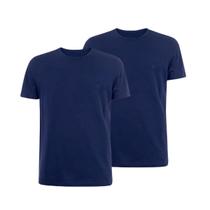 Kit 2 Camisetas Masculina Lisa Premium Em Algodão Básica Plus Size T-shirt