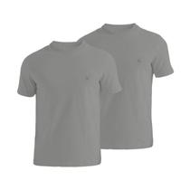 Kit 2 Camisetas Masculina Lisa Premium Em Algodão Básica Plus Size T-shirt