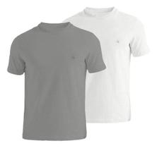 Kit 2 Camisetas Masculina Lisa T-Shirt 100% Algodão Básica Premium