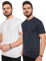 Kit 2 Camisetas Masculinas 100% Algodão Linha Premium linha Comfort Anti Bolinha Kit 2 Camisetas Masculinas 100% Algodão Linha Premium linha Comfort Anti Bolinha