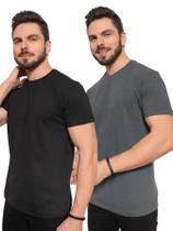 Kit 2 Camisetas Masculinas 100% Algodão Linha Premium linha Comfort Anti-Bolinha Kit 2 Camisetas Masculinas 100% Algodão Linha Premium linha Comfort Anti-Bolinha