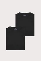 Kit 2 Camisetas Masculinas 100% Algodão Polo Wear Preto