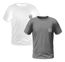 Kit 2 Camisetas Masculinas Camisa Manga Curta Bordada Premiu