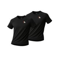 Kit 2 camisetas Masculinas Drifit Monk Toque Macio Academia Corrida Treino Kit 2 camisetas Masculinas Drifit Monk Toque Macio Academia Corrida Treino