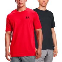 Kit 2 Camisetas Masculinas Under Armour Left Chest