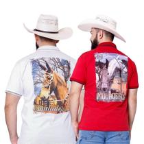 Kit 2 Camisetas Muladeiros Masculina Country Gola Polo