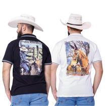 Kit 2 Camisetas Muladeiros Masculina Country Gola Polo