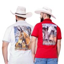 Kit 2 Camisetas Muladeiros Masculina Country Gola Polo