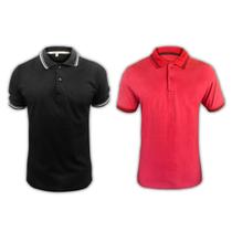 Kit 2 Camisetas Polo Masculina Várias Cores Atacado Lisa Original